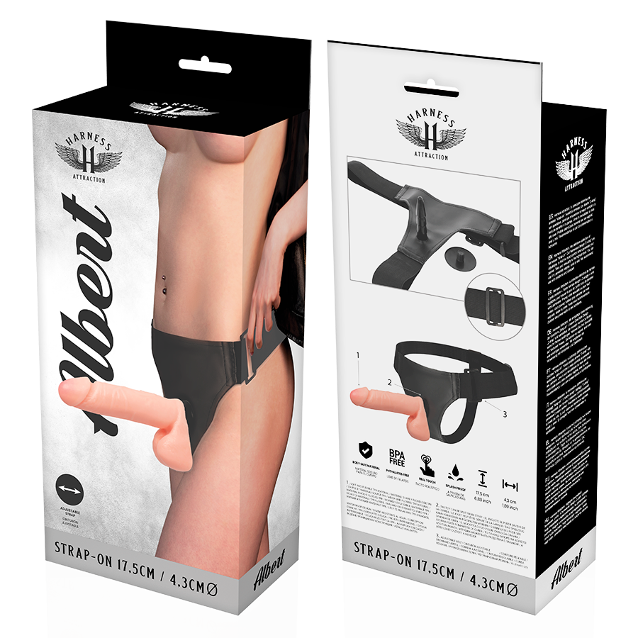 HARNESS ATTRACTION - RNES ALBERT REALISTISCH 17.5 CM -O- 4.3 CM – BDSM-Zubehör Bild 7
