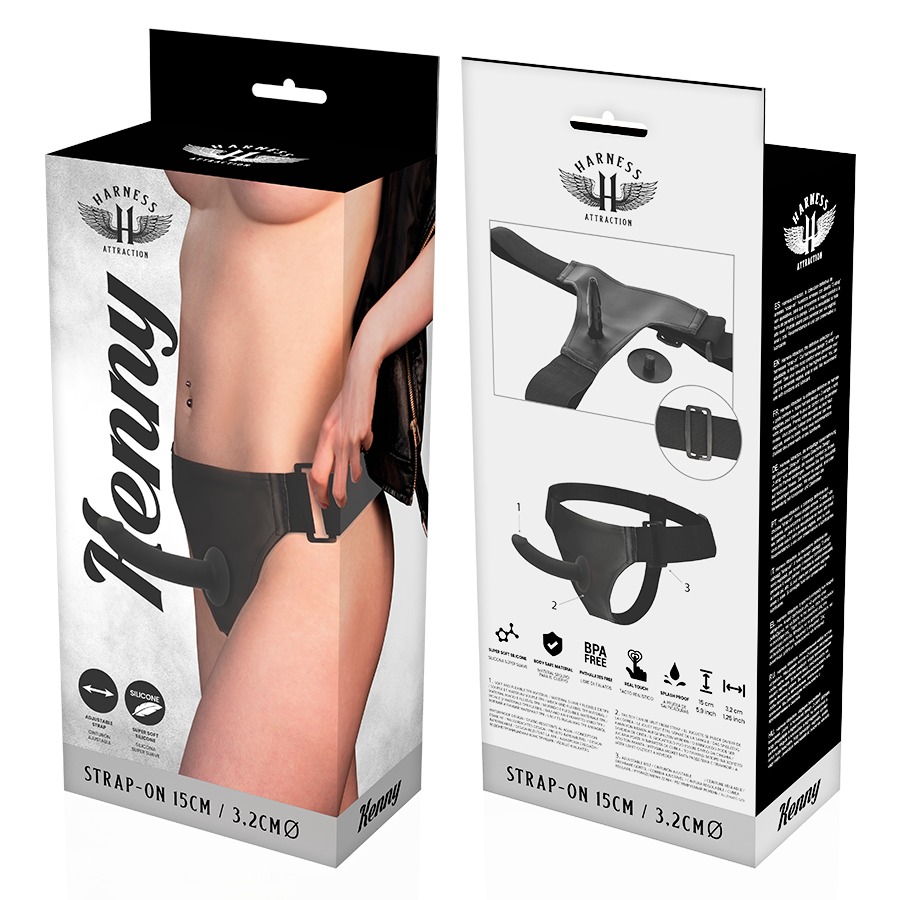 HARNESS ATTRACTION - RNES SILIKON KENNY 15 CM -O- 3.2 CM – BDSM-Zubehör Bild 7