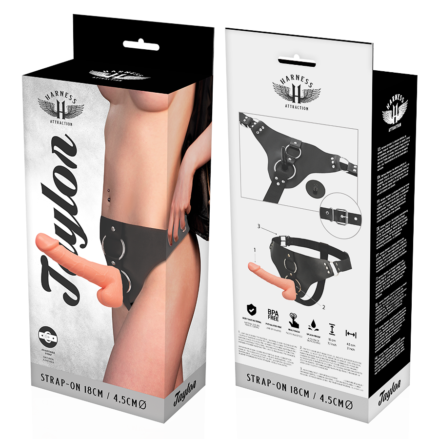 HARNESS ATTRACTION - RNES TAYLOR DELUXE 18 CM -O- 4.5 CM – BDSM-Zubehör Bild 6