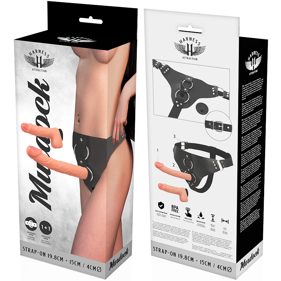 HARNESS ATTRACTION - RNES MURDOCK 19.8 + 15 CM -O- 4 CM – BDSM-Zubehör Bild 7