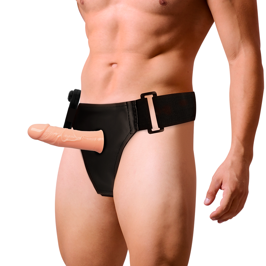 HARNESS ATTRACTION - GREGORY HOLLOW RNES MIT VIBRATOR 16.5 CM -O- 4.3 CM für intensive Stimulation und Self-Love