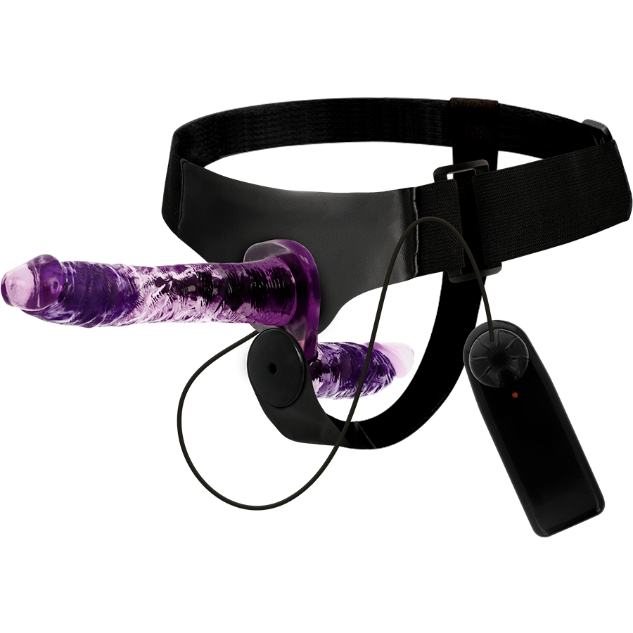 HARNESS ATTRACTION - RODNEY DOUBLE PENETRACI N VIBRATOR 18 CM -O- 3.5 CM Produktansicht und Details