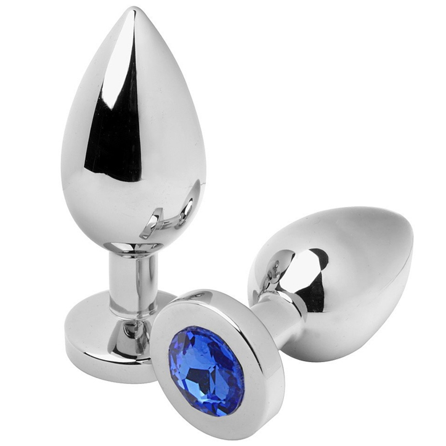 METAL HARD - ANALSTECKER DIAMANT BLAU KLEIN 5,71 CM Anal-Toy diskret online kaufen