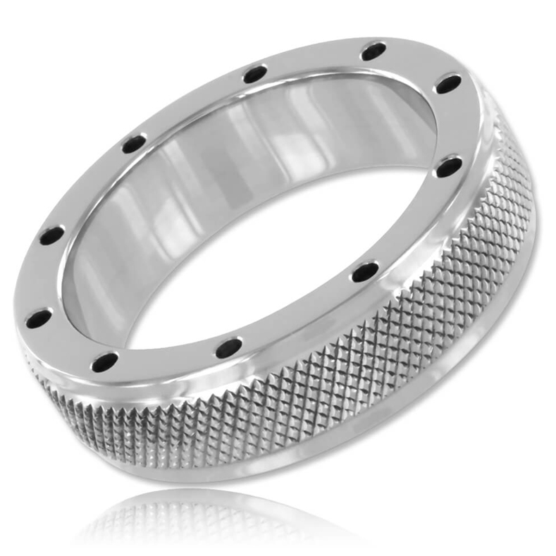 METAL HARD - METALLRING FÜR PENIS UND HODEN 55MM – Penisring Bild 1