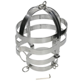 METAL HARD - MASKE MIT STAHLHALSKETTE BDSM-Zubehör diskret online kaufen