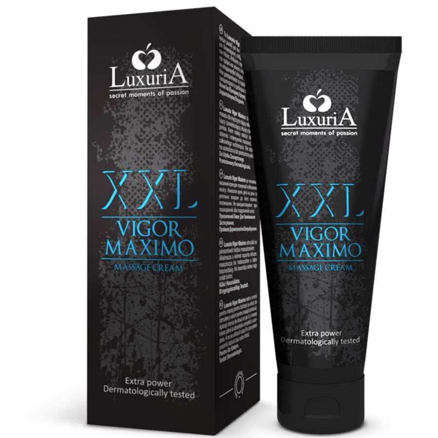 INTIMATELINE LUXURIA - XXL VIGOR MAXIMO MASSAGECREME 75 ML – Potenz- & Lustprodukt von INTIMATELINE LUXURIA