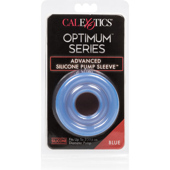 CALEXOTICS - ADV SILIKON-PUMPENHÜLSE BLAU Produktansicht und Details