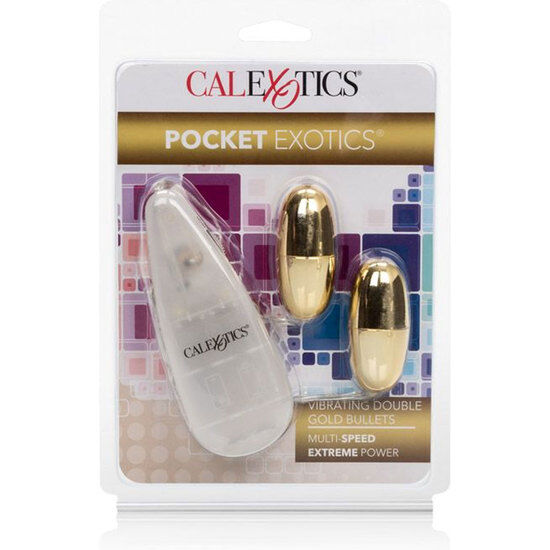 CALEXOTICS - VIBRIERENDE KUGELN GOLD DUO für sinnliche Momente