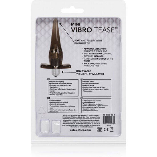 CALEXOTICS - MINI VIBRO TEASE SCHWARZ für sinnliche Momente allein oder zu zweit