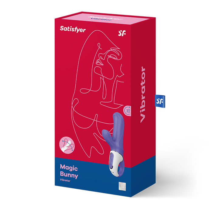 Satisfyer Vibe Magic Bunny – Doppelmotor, 12 Vibrationsprogramme, wiederaufladbar, wasserdicht für intensive Stimulation und Self-Love