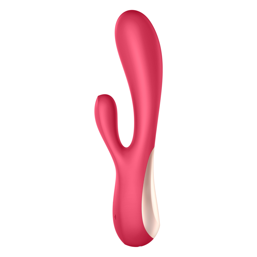 SATISFYER Mono Flex Rot – App-kompatibler Vibrator, Silikon & ABS, USB wiederaufladbar Produktansicht und Details