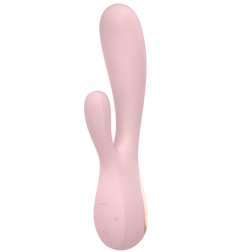 SATISFYER Mono Flex Rosa – App-kompatibler Vibrator, USB, Silikon & ABS für intensive Stimulation und Self-Love