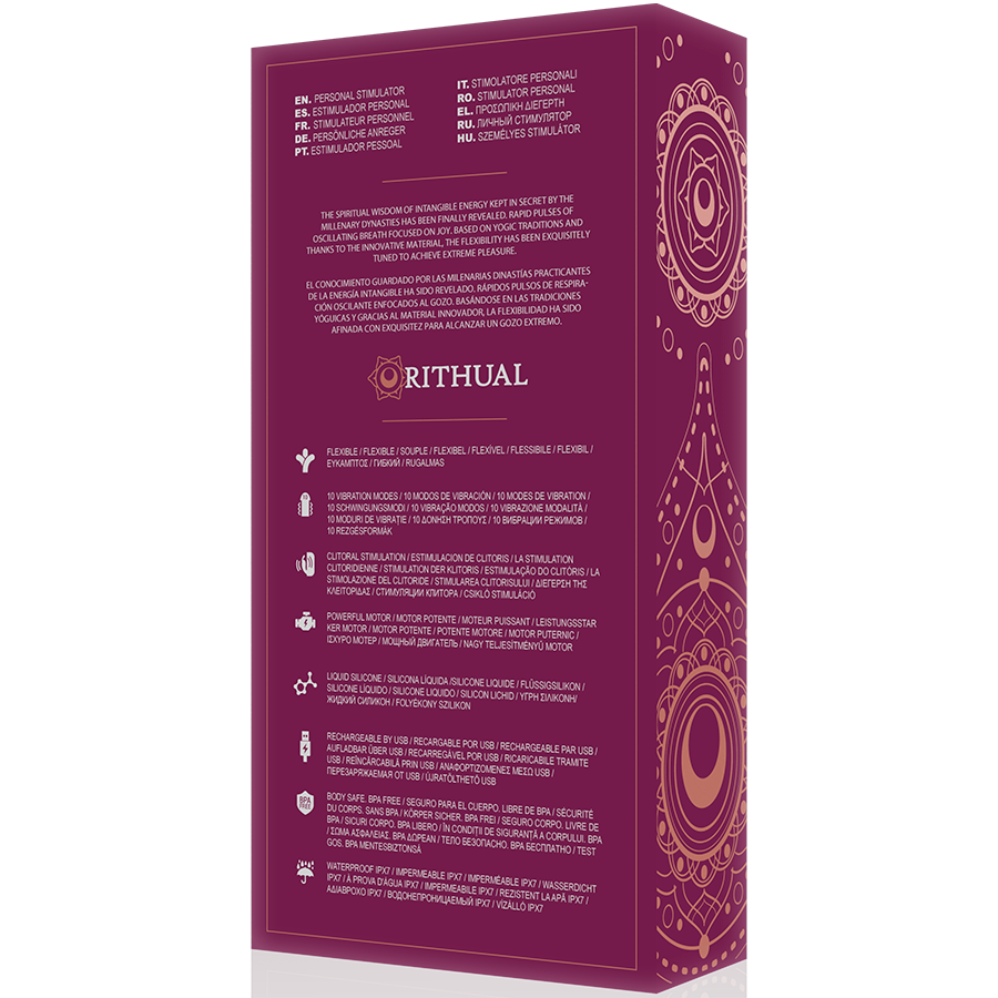 RITHUAL - ANUSARA DUAL WIEDERAUFLADBARER MOTOR 2.0 ORCHIDEE – Erotik-Zubehör Bild 10
