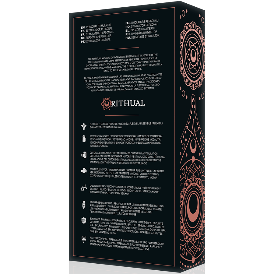 RITHUAL - ANUSARA DUAL WIEDERAUFLADBARER MOTOR 2.0 SCHWARZ – Erotik-Zubehör Bild 10
