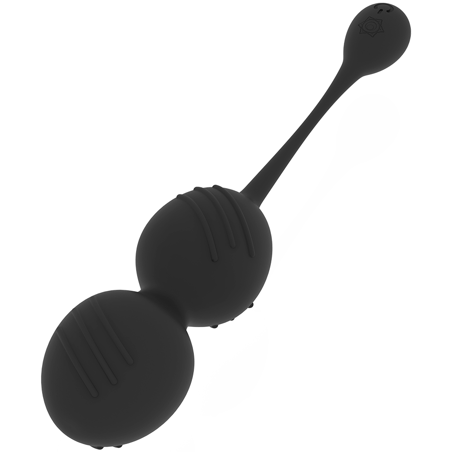 RITHUAL - NISHA - WIEDERAUFLADBARE VIBRIERENDE KEGELBÄLLE SCHWARZ – Liebeskugeln Bild 5