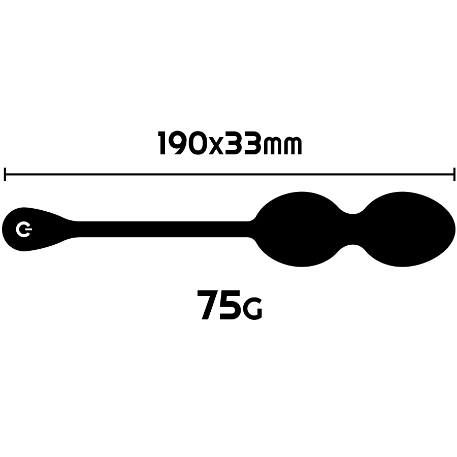 RITHUAL - NISHA - WIEDERAUFLADBARE VIBRIERENDE KEGELBÄLLE SCHWARZ – Liebeskugeln Bild 3