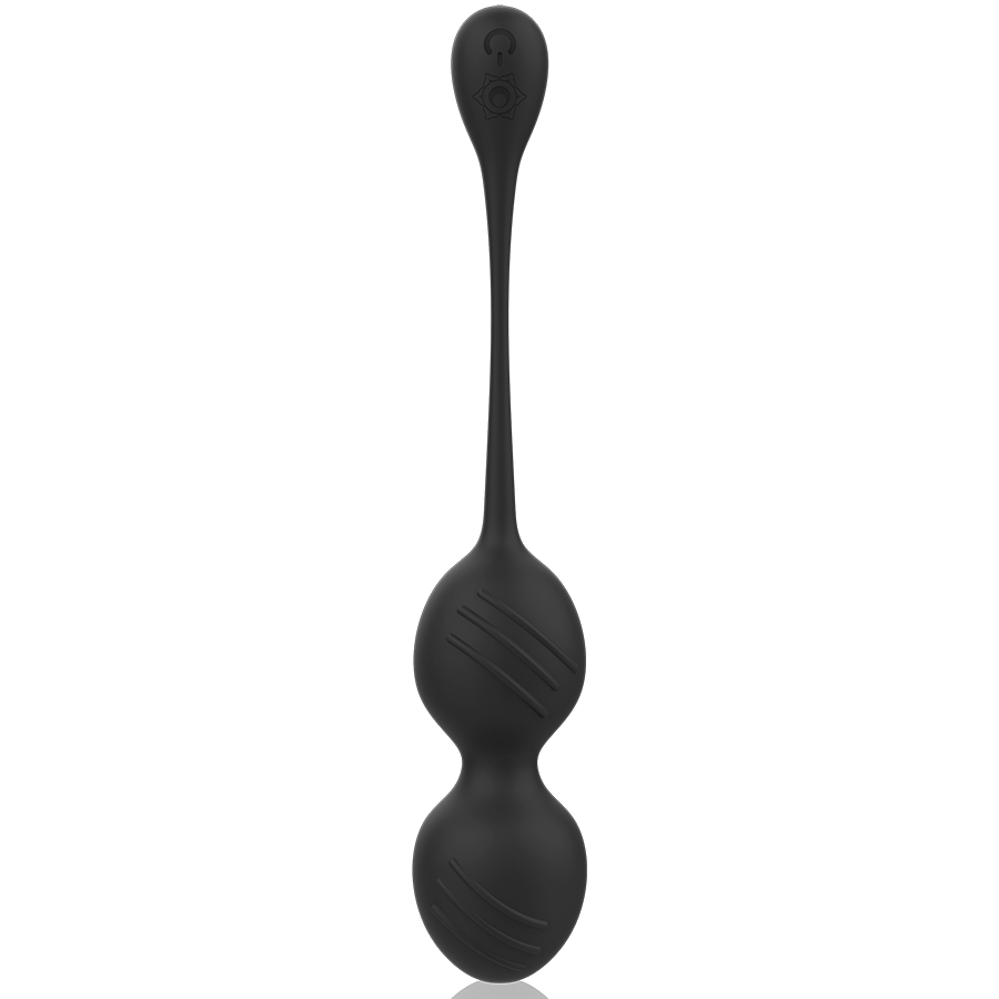 RITHUAL - NISHA - WIEDERAUFLADBARE VIBRIERENDE KEGELBÄLLE SCHWARZ – Liebeskugeln Bild 8