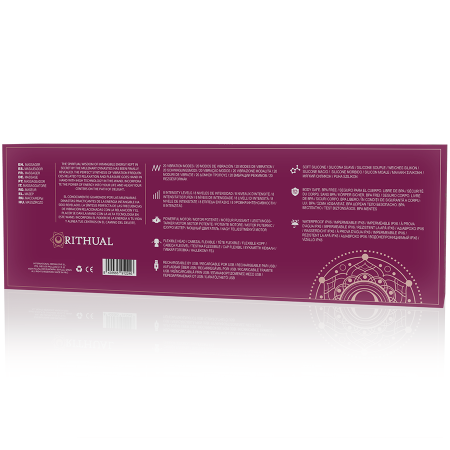 RITHUAL - LEISTUNGSSTARKER WIEDERAUFLADBARER AKASHA - WAND 2.0 ORCHIDEE Vibratorstab diskret online kaufen