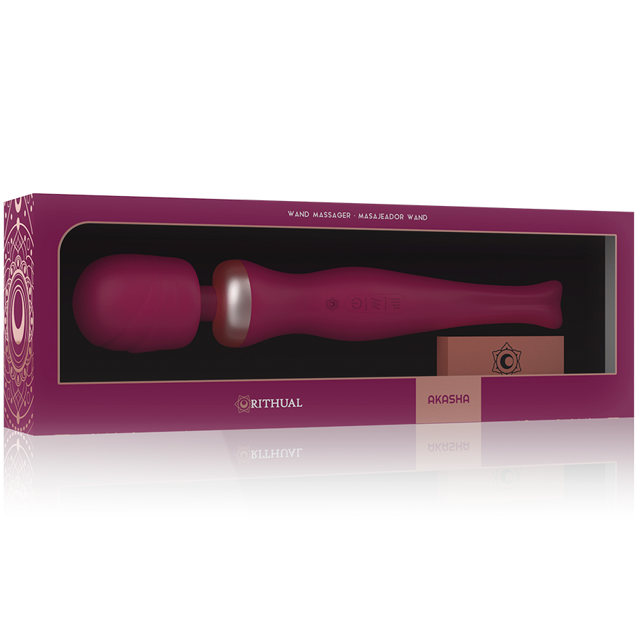 RITHUAL - LEISTUNGSSTARKER WIEDERAUFLADBARER AKASHA - WAND 2.0 ORCHIDEE für intensive Stimulation und Self-Love