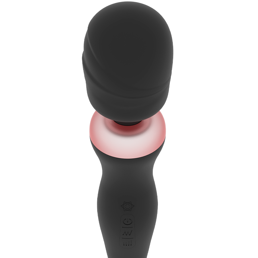 RITHUAL - LEISTUNGSSTARKER WIEDERAUFLADBARER AKASHA - WAND 2.0 SCHWARZ – Vibratorstab Bild 1