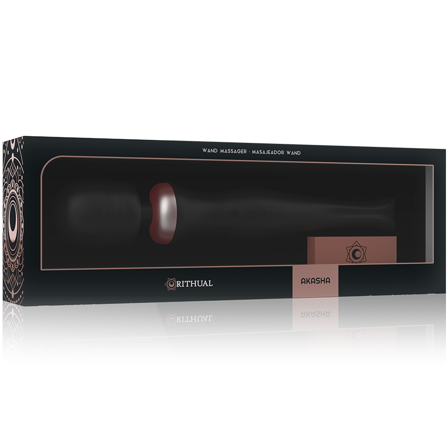 RITHUAL - LEISTUNGSSTARKER WIEDERAUFLADBARER AKASHA - WAND 2.0 SCHWARZ – Vibratorstab Bild 10