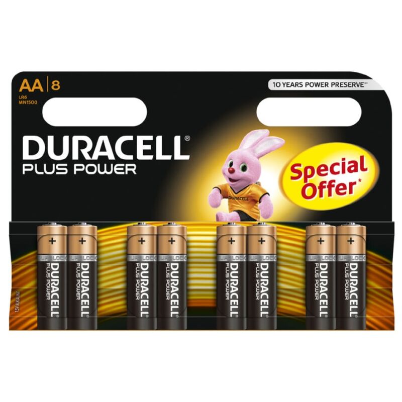 DURACELL - PLUS POWER BATTERIE AA LR6 8 EINHEITEN – Batterien Bild 1