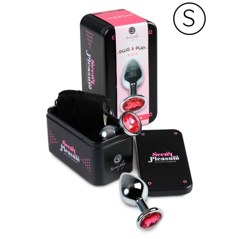 SECRETPLAY - ANALPLUG AUS ALUMINIUM, FUCHSIA, 7 CM Produktansicht und Details