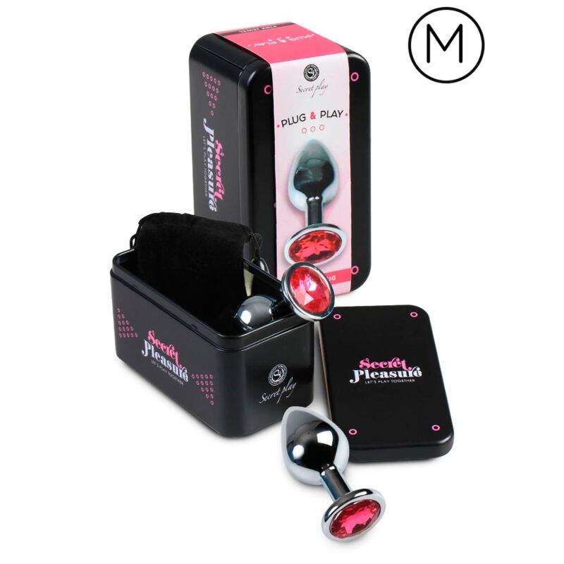 SECRETPLAY - ANALSTECKER FUCHSIA 8 CM Produktansicht und Details