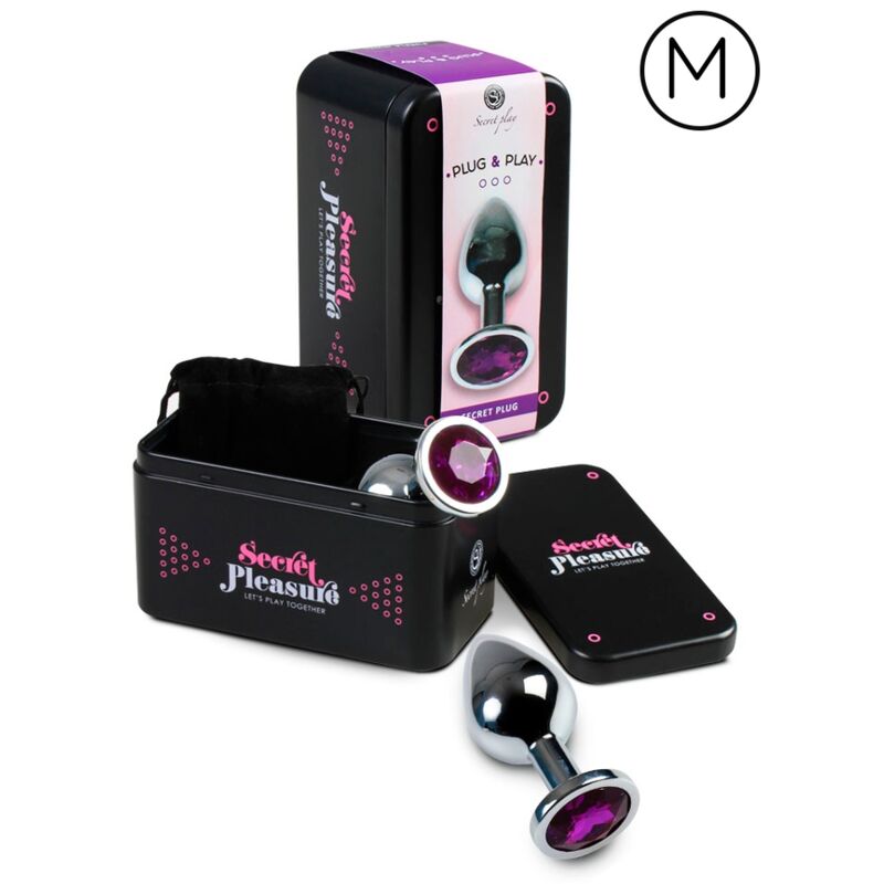 SECRETPLAY - ANALPLUG LILA M Produktansicht und Details