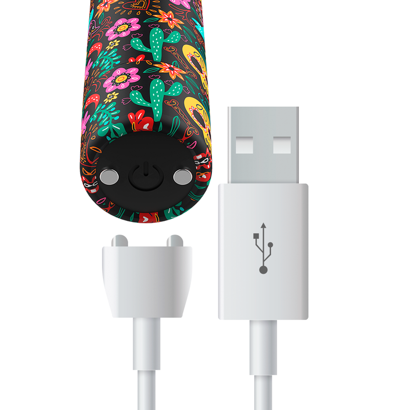CUSTOM BULLETS - FLORAL RECHARGEABLE BULLET 10 INTENSITIES – Vibrator Bild 4