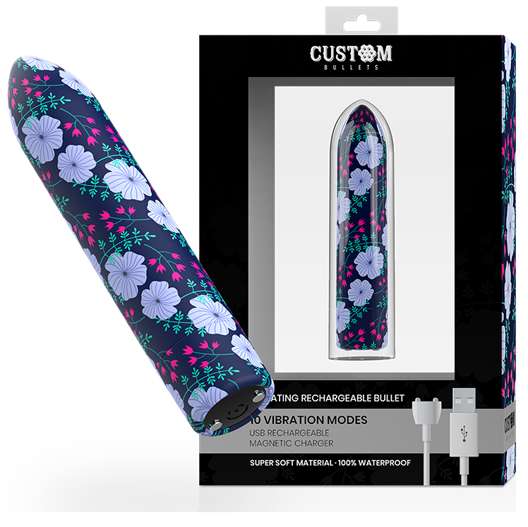 CUSTOM BULLETS - AUFLADBARE BULLET SPRING 10 INTENSITIES – Vibrator Bild 1
