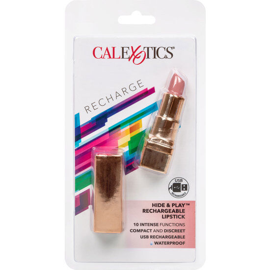 CALEXOTICS - BALA WIEDERAUFLADBARER LIPPENSTIFT HIDE & PLAY ZARTES ROSA – Erotik-Zubehör Bild 2