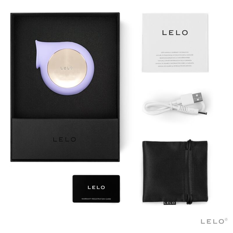 LELO - SILA FLIEDERFARBENER KLITORISWELLENSTIMULATOR für intensive Stimulation und Self-Love