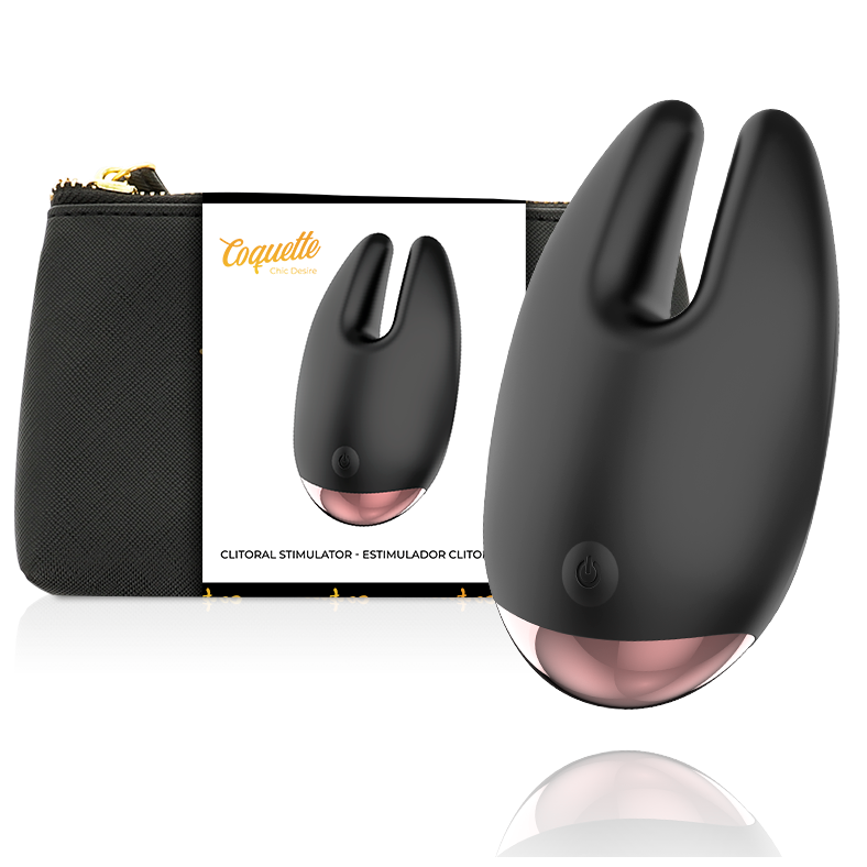 COQUETTE CHIC DESIRE - KLITORIALSTIMULATOR SCHWARZ / GOLD Vibrator diskret online kaufen
