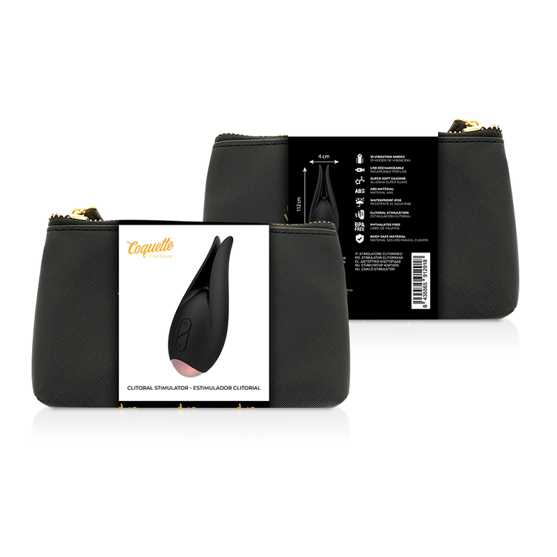 COQUETTE CHIC DESIRE - KLITORIALSTIMULATOR SCHWARZ / GOLD für intensive Stimulation und Self-Love