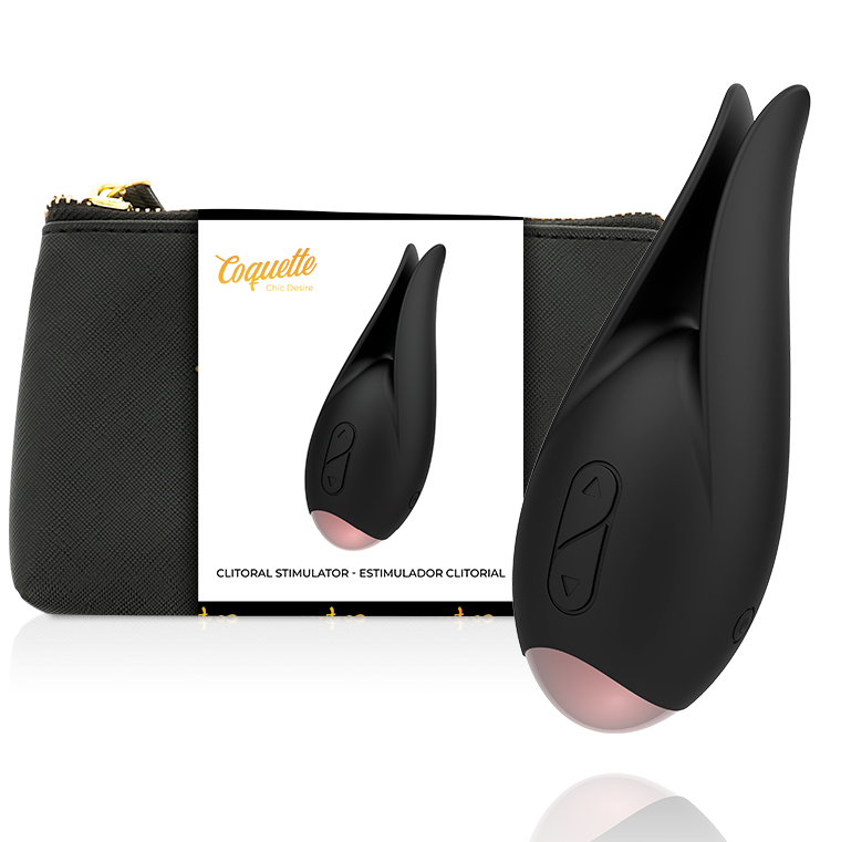 COQUETTE CHIC DESIRE - KLITORIALSTIMULATOR SCHWARZ / GOLD Vibrator diskret online kaufen