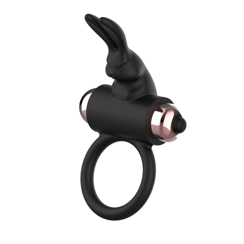COQUETTE CHIC DESIRE - COCKRING MIT VIBRATOR SCHWARZ/ GOLD Produktansicht und Details