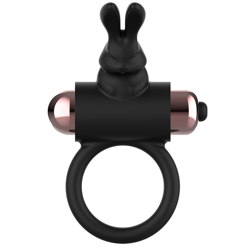 COQUETTE CHIC DESIRE - COCKRING MIT VIBRATOR SCHWARZ/ GOLD bei Secret Pulse im Erotikshop
