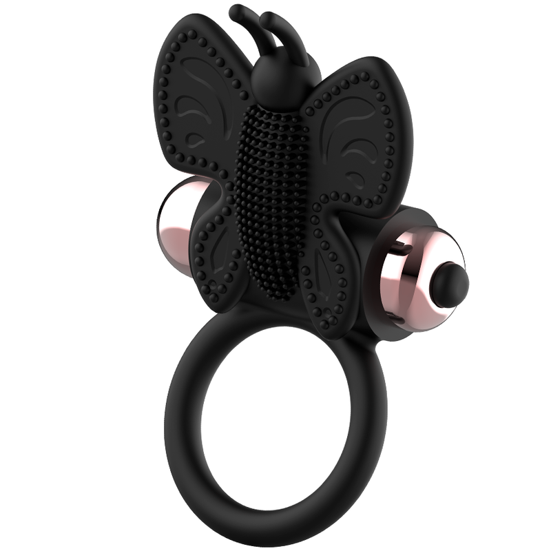 COQUETTE CHIC DESIRE - COCKRING SCHMETTERLING MIT VIBRATOR SCHWARZ/ GOLD hochwertiges Zubehör