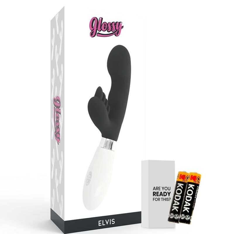 GLOSSY - ELVIS KANINCHEN SCHWARZ – Erotik-Zubehör Bild 5