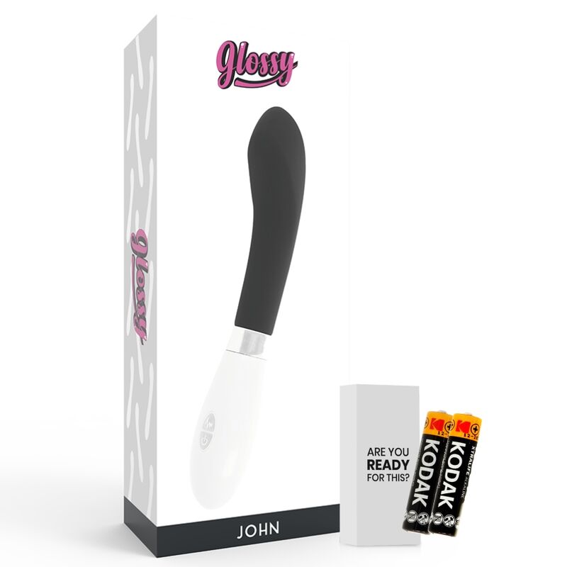 GLOSSY - JOHN VIBRATOR SCHWARZ für sinnliche Momente allein oder zu zweit