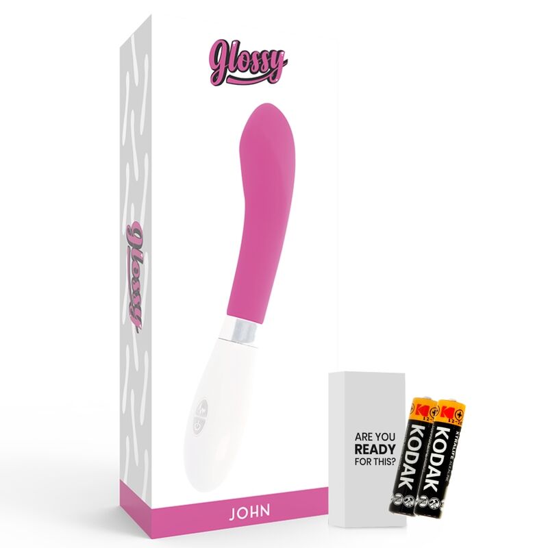 GLOSSY - JOHN VIBRATOR ROSA für sinnliche Momente allein oder zu zweit