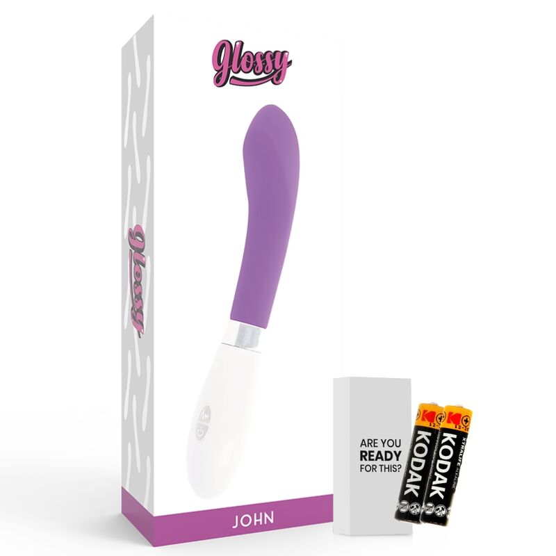 GLOSSY - JOHN VIBRATOR LILA für sinnliche Momente allein oder zu zweit