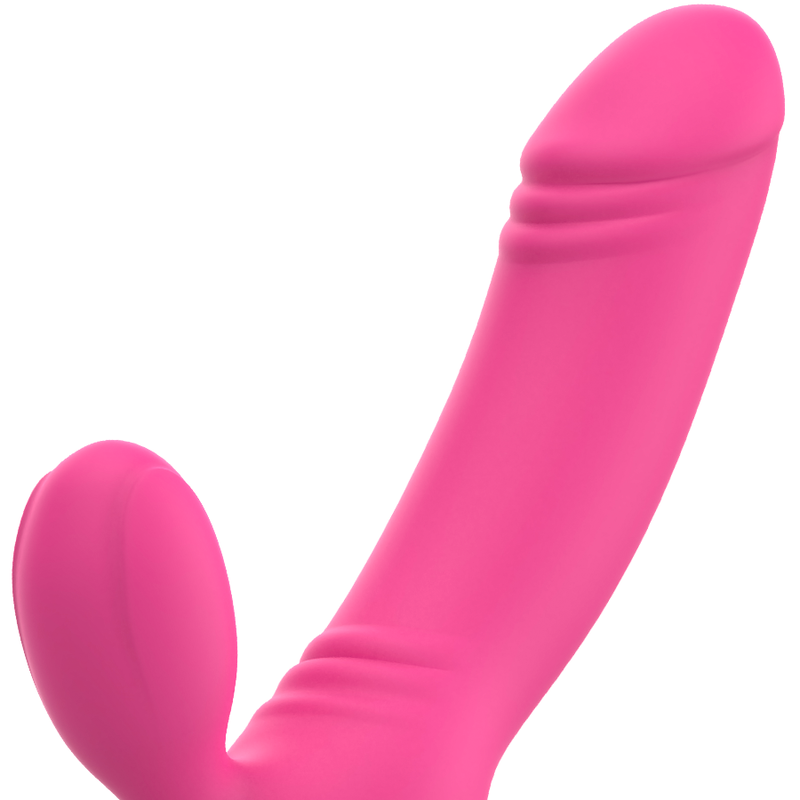 OHMAMA - BIX DOPPELSTIMULATIONSVIBRATOR XMAS EDITION ROSA Produktansicht und Details