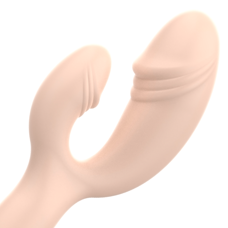 OHMAMA - KLASSISCHER RABBIT VIBRATOR FLESH XMAS EDITION Produktansicht und Details