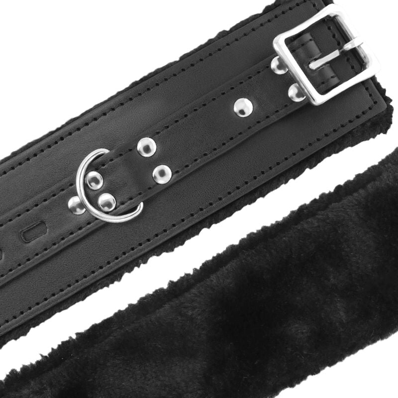 DARKNESS - SCHWARZ GEFÜTTERTE BDSM-HANDSCHELLEN bei Secret Pulse im Erotikshop