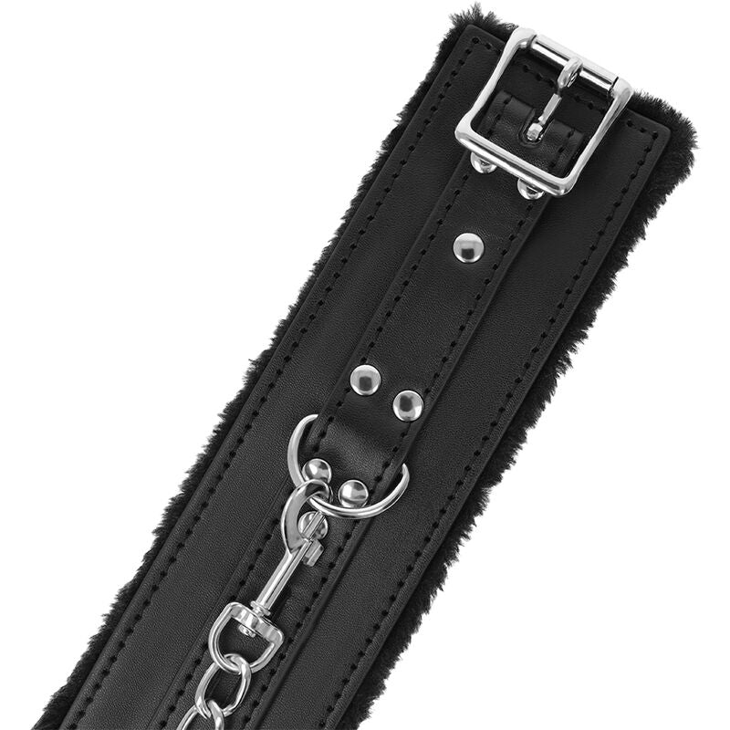 DARKNESS - SCHWARZ GEFÜTTERTE BDSM-HANDSCHELLEN für sinnliche und diskrete Momente
