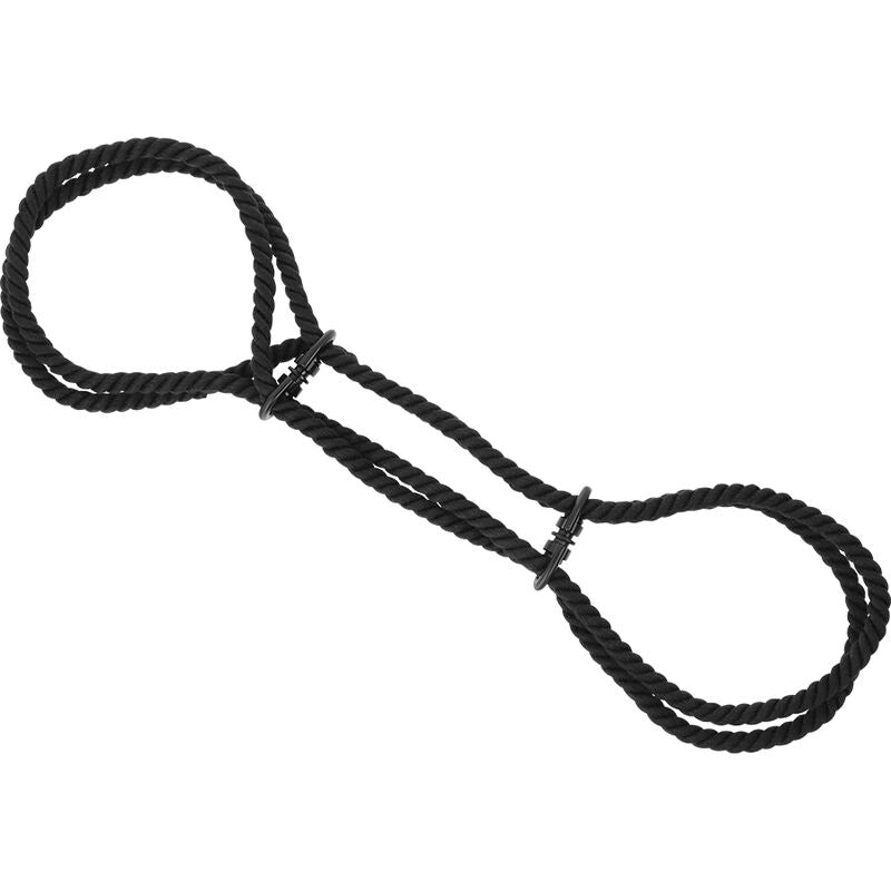 DARKNESS - HANDSCHELLEN ODER KNÖCHEL-HANDSCHELLEN AUS 100 % BAUMWOLLE Produktansicht und Details