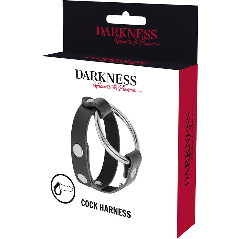 DARKNESS - BDSM-HAHN- UND HODENRING hochwertiges Zubehör