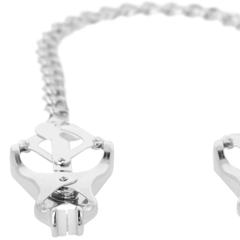 DARKNESS - NIPPELKLEMME AUS METALL MIT KETTE bei Secret Pulse im Erotikshop